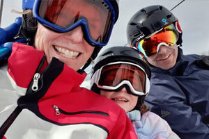 Dr. Murphy and her family go skiing!