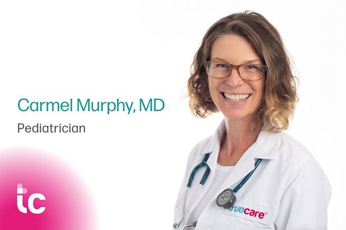 Dr Murphy smiling looking forward