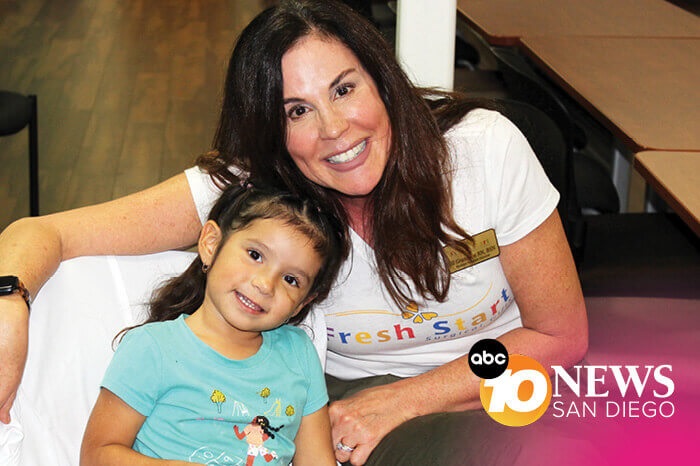 Representative from Fresh Start at a TrueCare screening clinic.