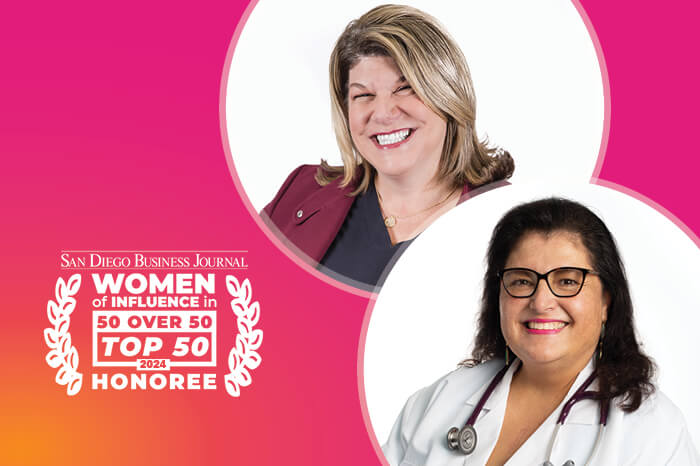 TrueCare’s Tracy Elmer and Dr. Maria Sebiane San Diego Business Journal's 2024 Women of Influence: 50 over 50