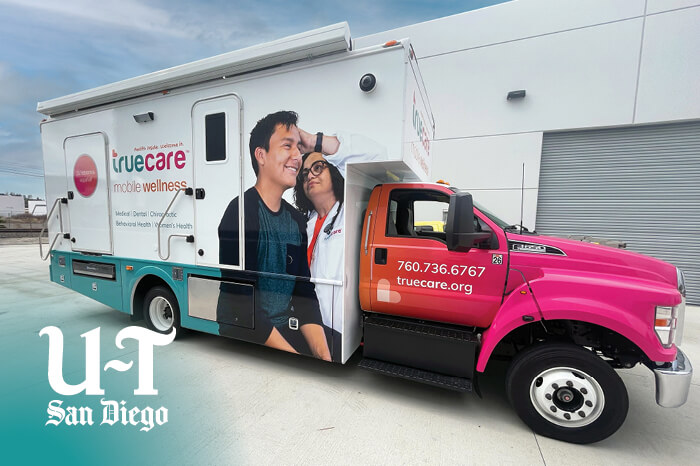TrueCare Mobile Wellness Unit 3 St. Andrew's Episcopal Church partnership Union Tribune 