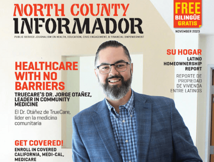 Otanez Informador cover Dr. Otanez on the cover of North County Informador magazine